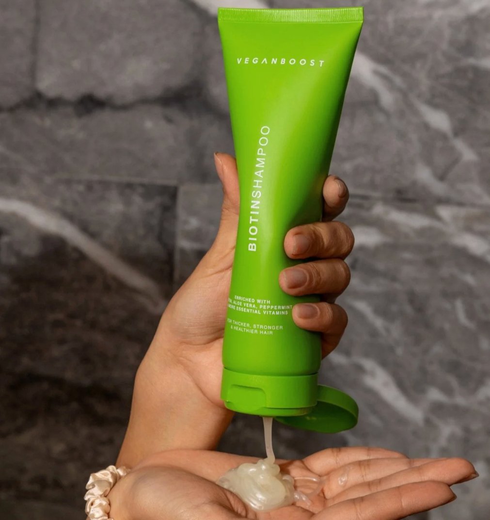 Pepermunt shampoo voor een frisse en sterke bos haar - Veganboost