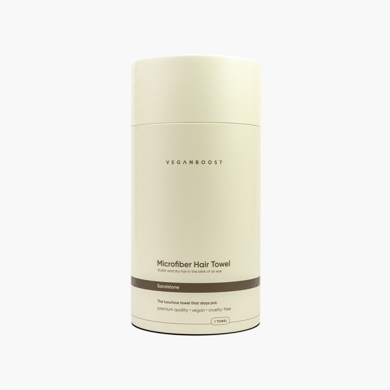 Veganboost Hair Towel Sandstone