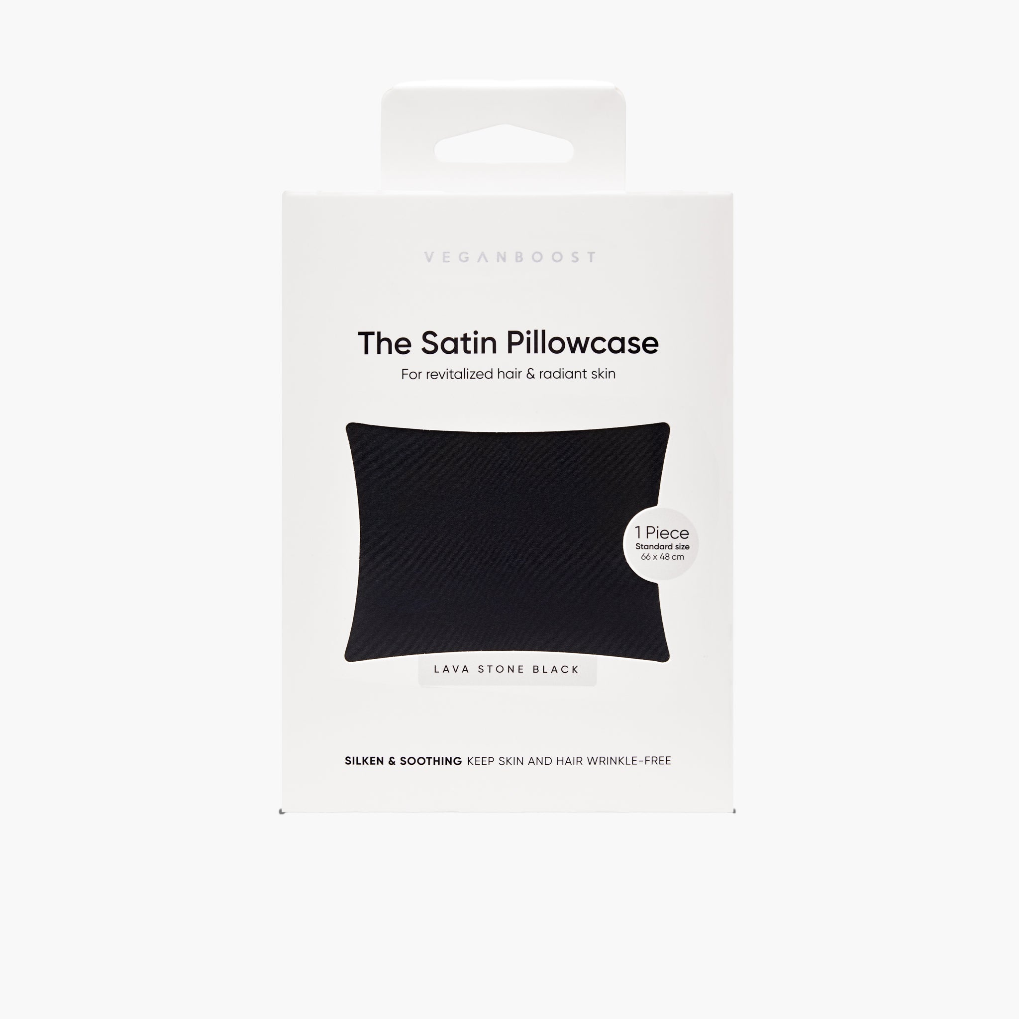 Pillowcase Lava Stone Black