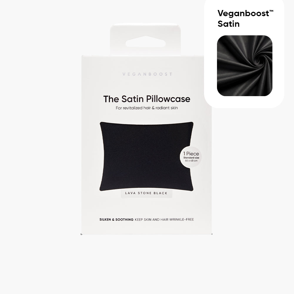 Pillowcase Lava Stone Black