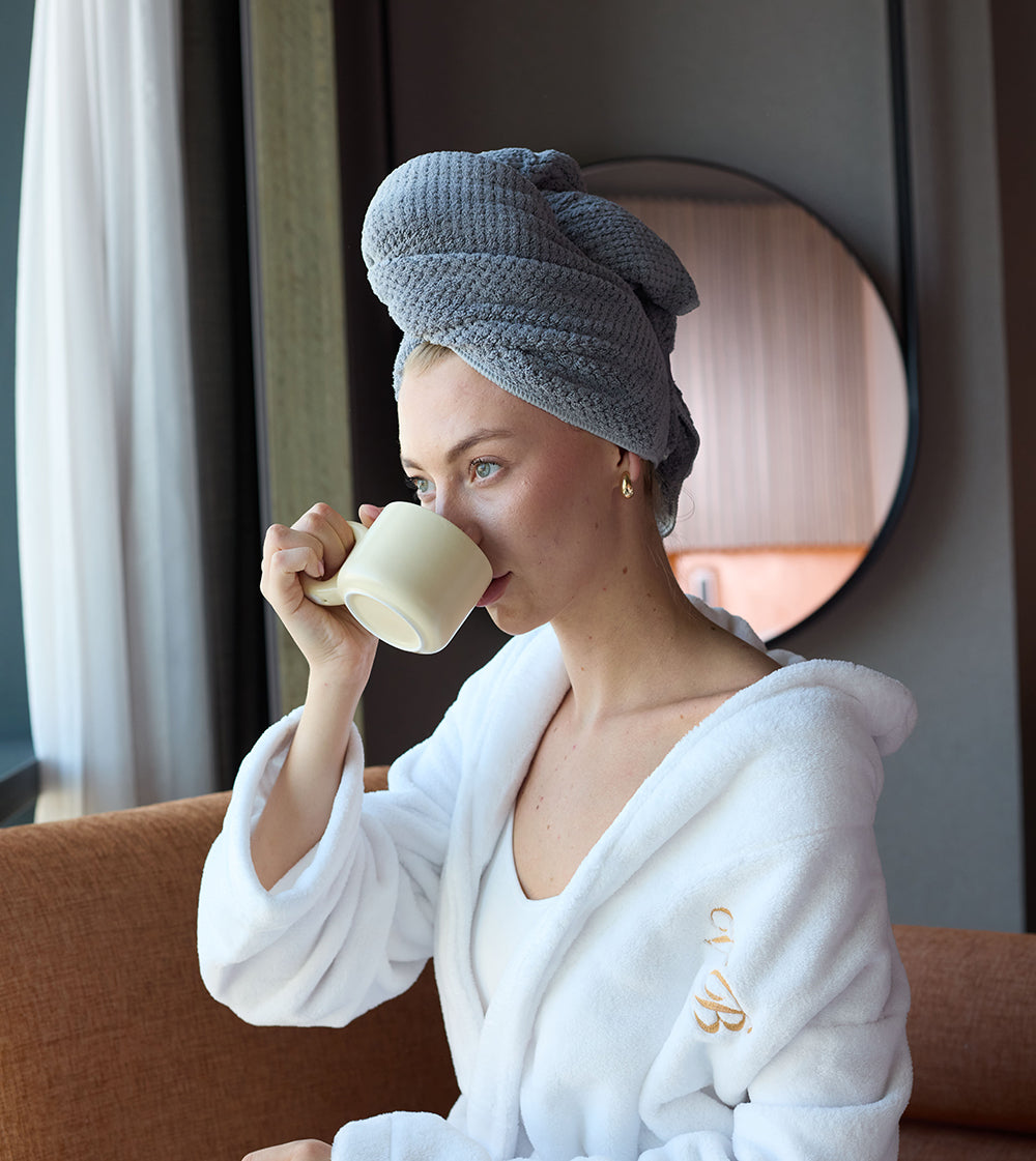 Veganboost Hair Towel Deepsea